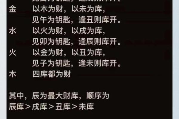 八字开财库的钥匙，财库冲开所需要的条件