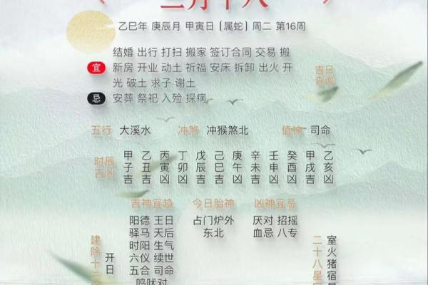 2024年6月19日（农历五月十四）甲寅日 黄历宜忌