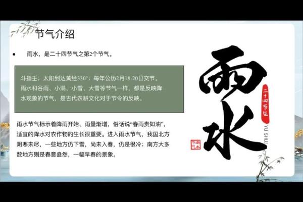 雨水的民俗活动 雨水的由来简介