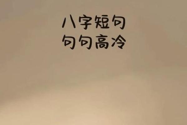 八字个签高冷