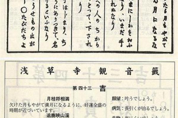 观音灵签一日一卦解签