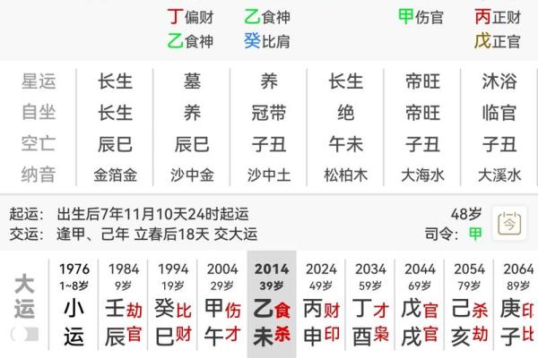 流年和八字
