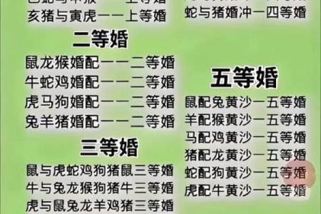最准的12生肖配对表男龙女兔马 属相婚配男龙女兔