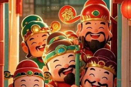大年初五迎财神