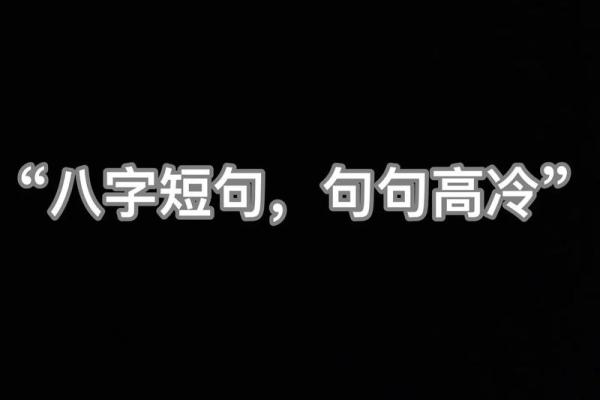 伤感八字短句