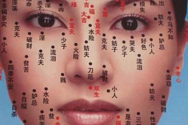 面相额头痣相图解算命