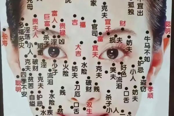 面相额头痣相图解算命