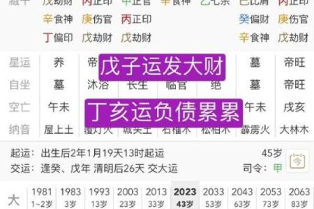 八字中透干算命意思