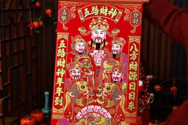 看看家中的财神挂画放在哪个位置好