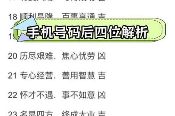 号码测试吉凶最准确