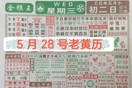 5月27号每日财运方位诸事宜忌老黄历！