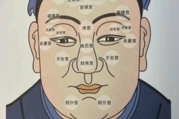 脸的各部位胎记算命详解