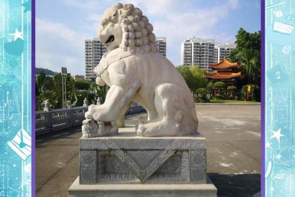 商业风水引财气，石狮子的讲究