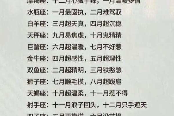 一月份是什么星座最适合嫁娶的