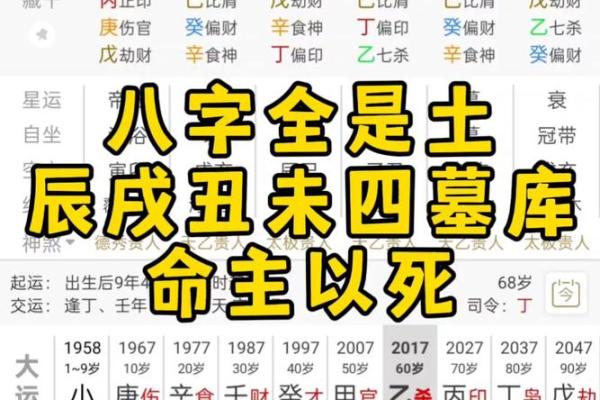 八字喜金土