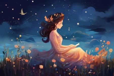 十二星座唯美照片欣赏：星座女孩的浪漫与魅力