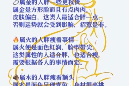 人胖与瘦八字命理组合揭秘