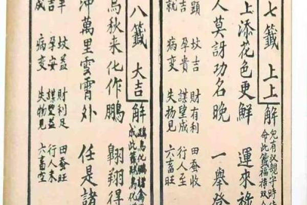 观音灵签笫14签水墨先生