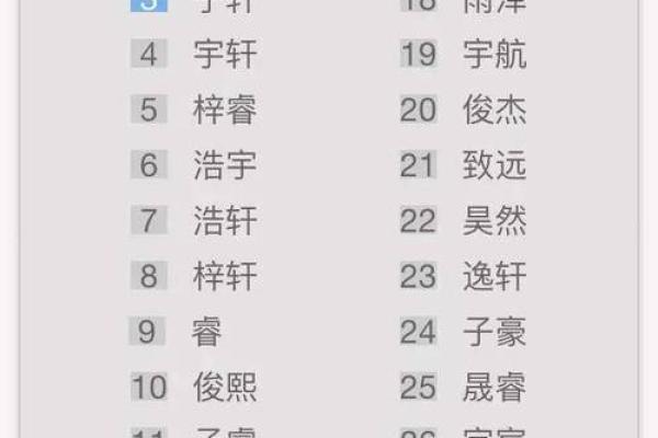 申时出生的属兔男孩适合取什么样的名字姓名