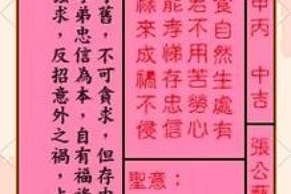 命运感应灵签