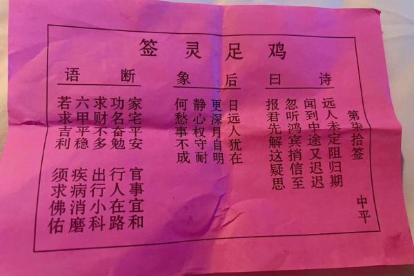 太上灵签解签36签全解