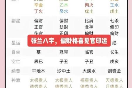 八字格局杂气偏财格身强