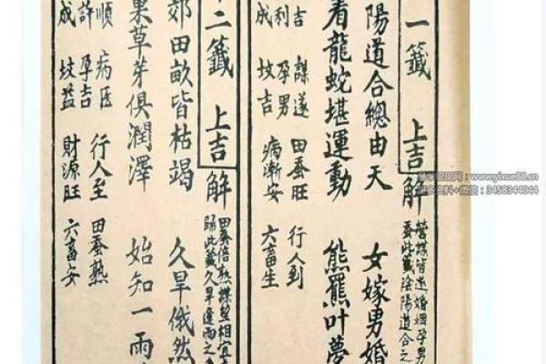 观音灵签第71签婚姻
