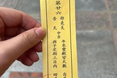 关帝第73灵签