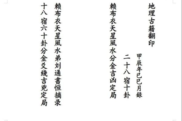 二十八宿天星风水术 二十八宿天星风水术书