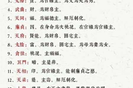 紫薇斗数紫薇天相