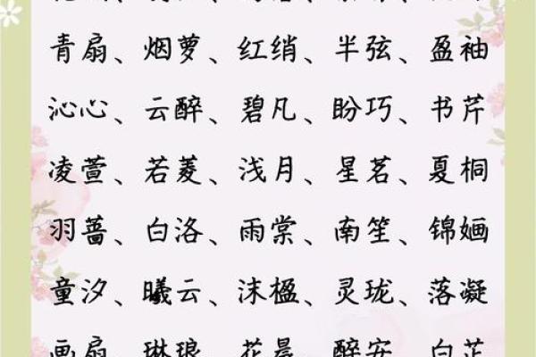 2021年7月28日出生的女宝宝起名宜用字分享,夏日清新的名字大全姓名