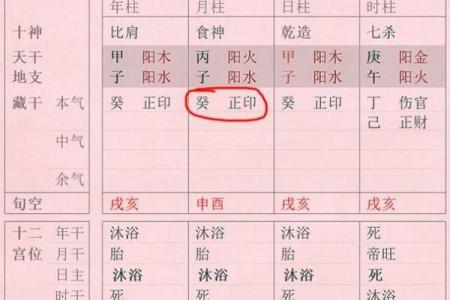子平八字格局法