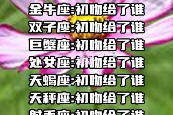 星座初吻价值排行，你的初吻值几何？