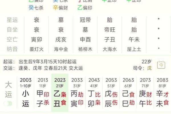 解读八字排盘