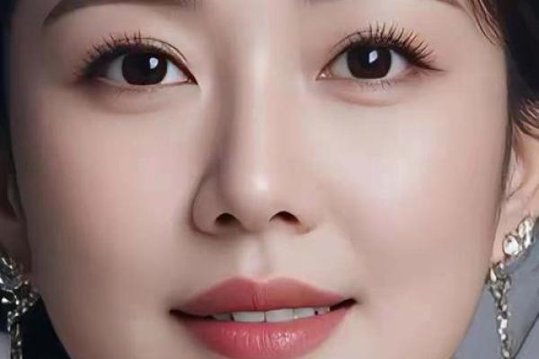 八字眉小眼睛女人