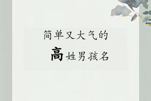 高姓男孩名字大全-高姓男孩起名字大全-高姓名字大全姓名