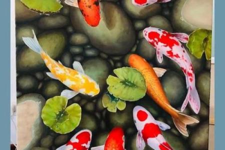 锦鲤鱼混养风水