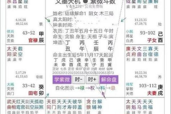 紫薇斗数查命宫