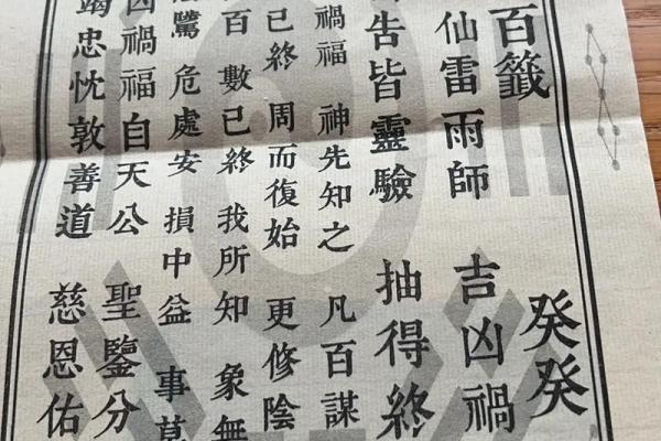 吕祖灵签第1