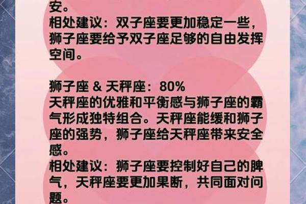 白羊座三区与狮子处女座的星座配对