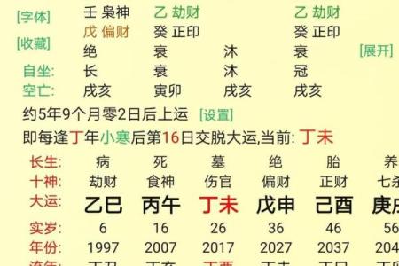 八字中喜用神
