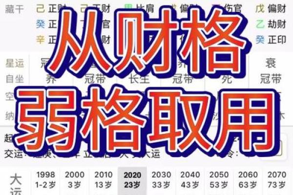 八字从财格局