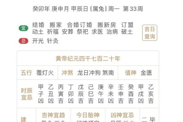 有吉凶方位的日历吗