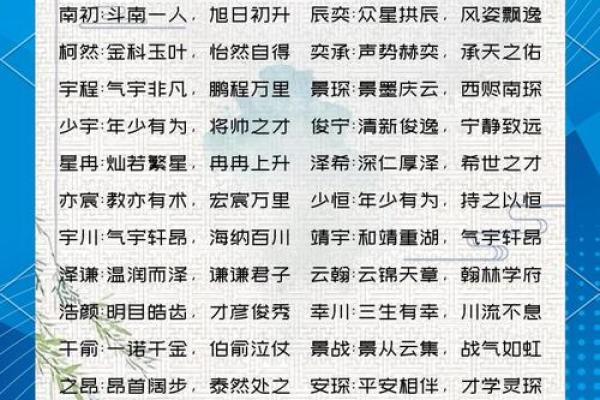 2019年3月27号寅时出生的男孩应该起什么样的名字姓名