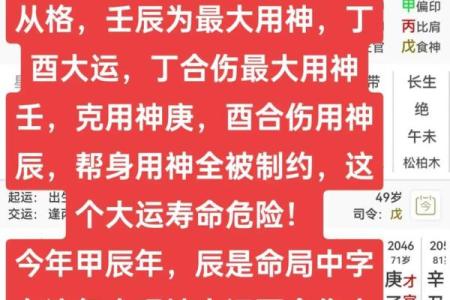 八字官伤大运