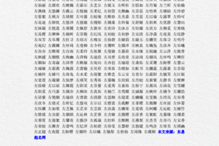 生辰八字起名测评