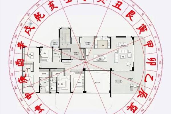 坤命巽宅吉凶方位图