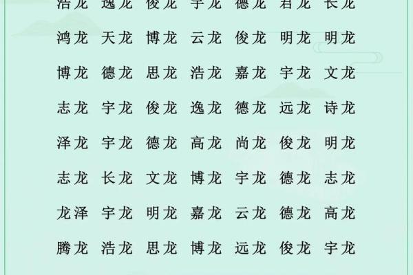 8月份出生的属龙男孩该如何取名字姓名