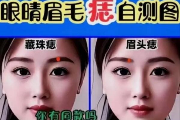 风水上眉毛中间长痣代表什么意思