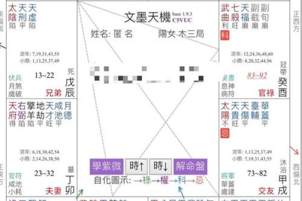 紫薇命盘看红鸾天喜,命宫红鸾天喜